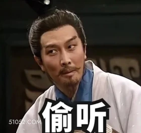 偷听 三国演义 影视追剧 搞笑表情 四大名著