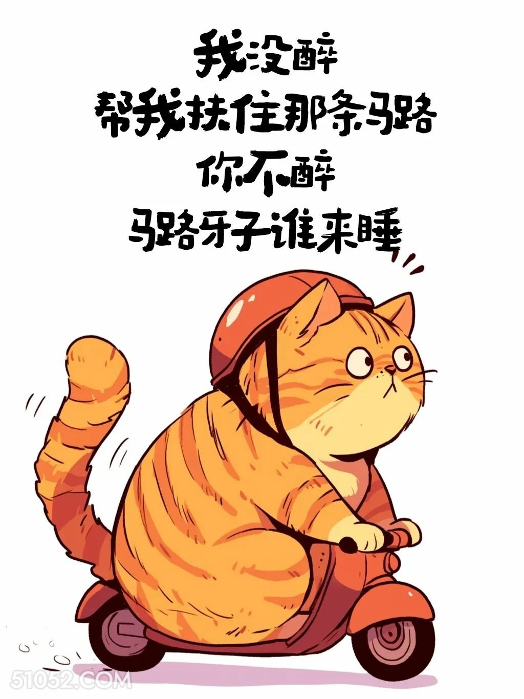 我没醉，帮我扶住那条马路 猫猫 喝酒 发朋友圈 搞笑文案