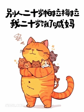 别人二十岁帕拉梅拉,我二十岁饿了喊妈 猫猫 加好友 搞笑文案