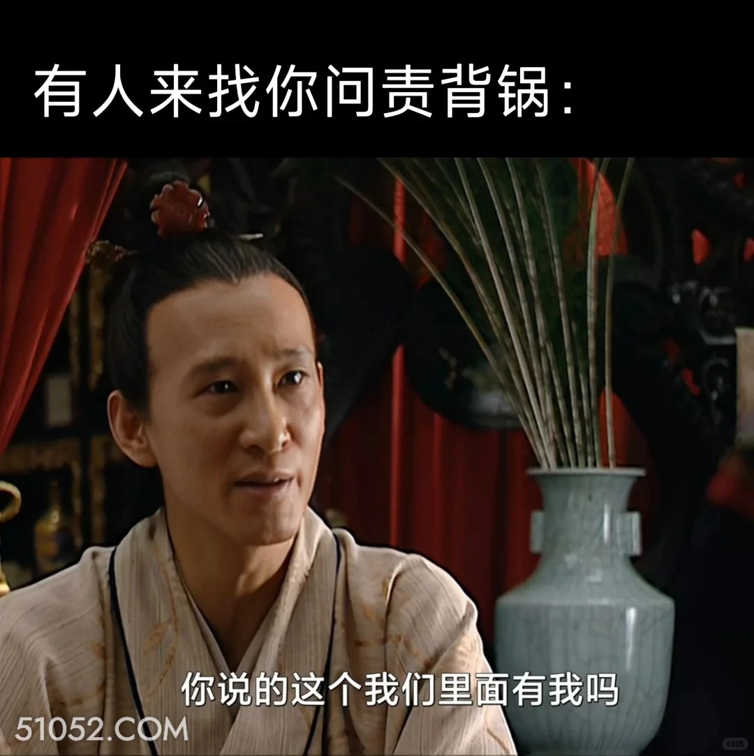 有人来找你问责背锅 大明王朝 影视追剧 搞笑表情 打工人