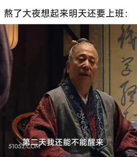 熬大夜想起来明天还要上班 大明王朝 影视追剧 搞笑表情 打工人