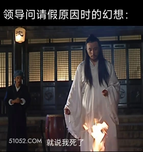 领导问请假理由原因时的幻想 大明王朝 影视追剧 搞笑表情 打工人