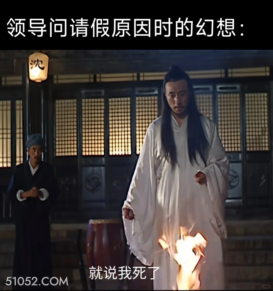 领导问请假理由原因时的幻想 大明王朝 影视追剧 搞笑表情 打工人