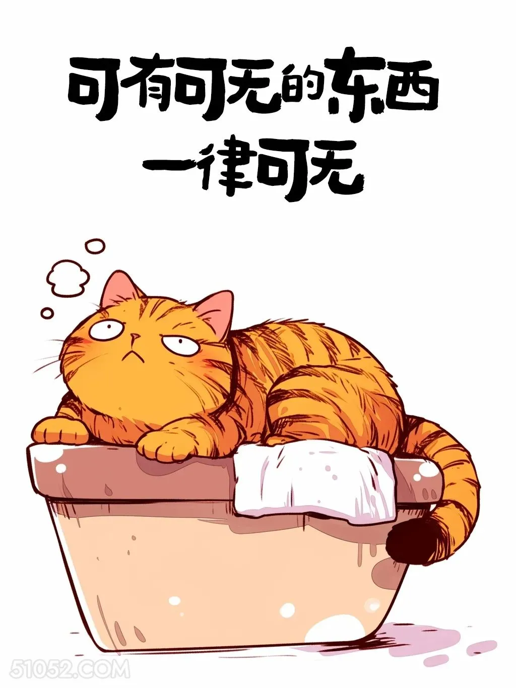 可有可无的东西一律可无 猫猫 很拽 搞笑文案