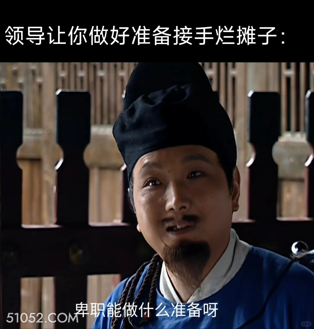 领导让你准备接手烂摊子 大明王朝 影视追剧 搞笑表情 打工人
