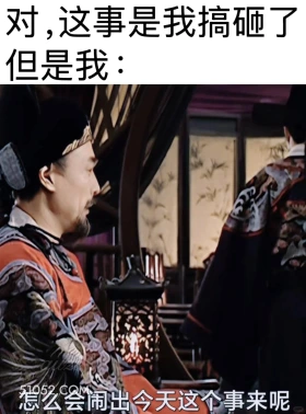 这事被我搞砸了,但是我 大明王朝 影视追剧 搞笑表情 打工人