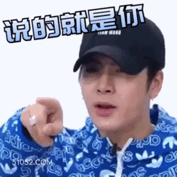 说的就是你 王嘉尔 明星 歌手 主持人 指到你
