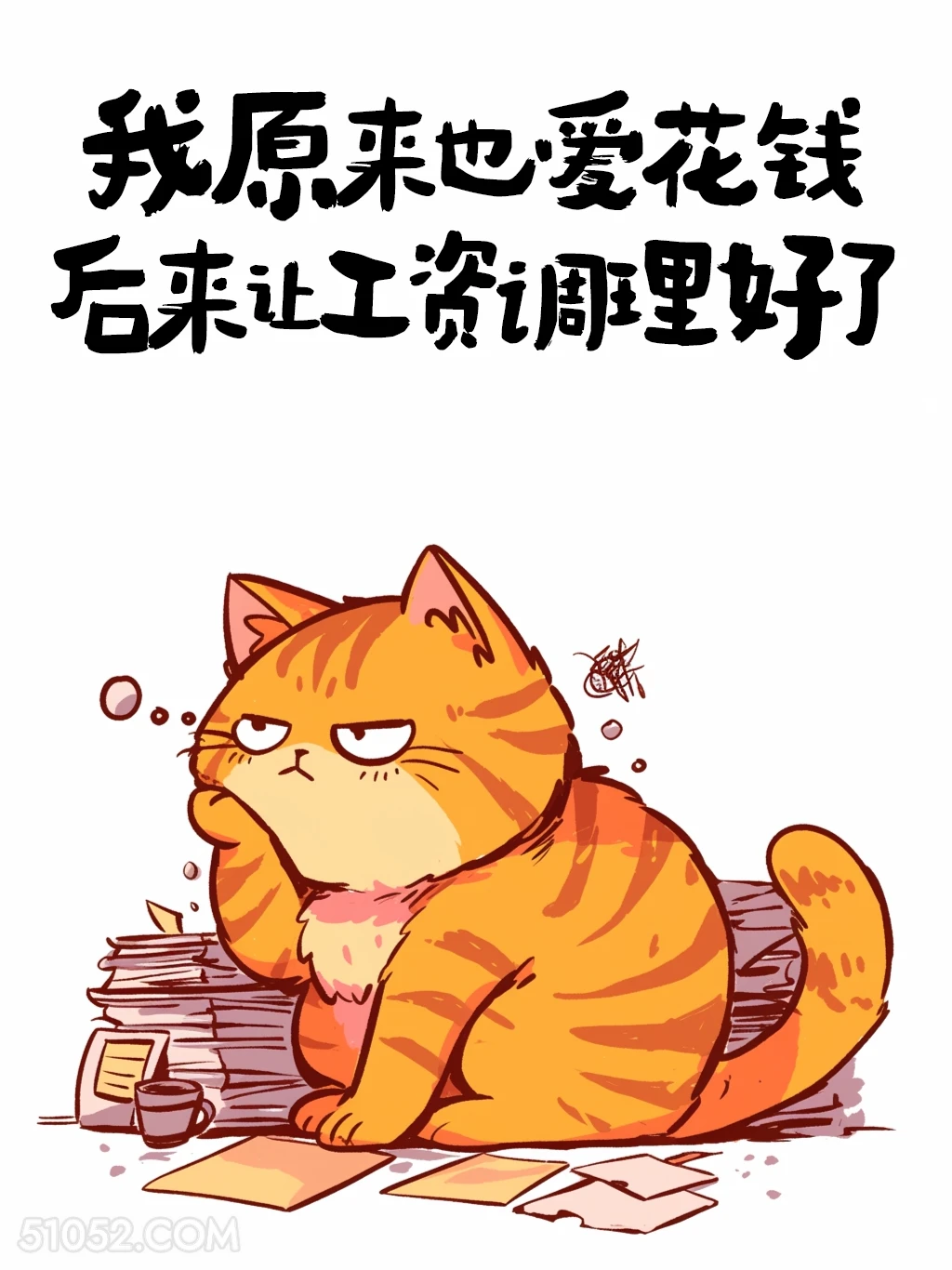 我原来也爱花钱，后来让工资调理好了 猫猫 发工资啦 打工人 搞笑文案