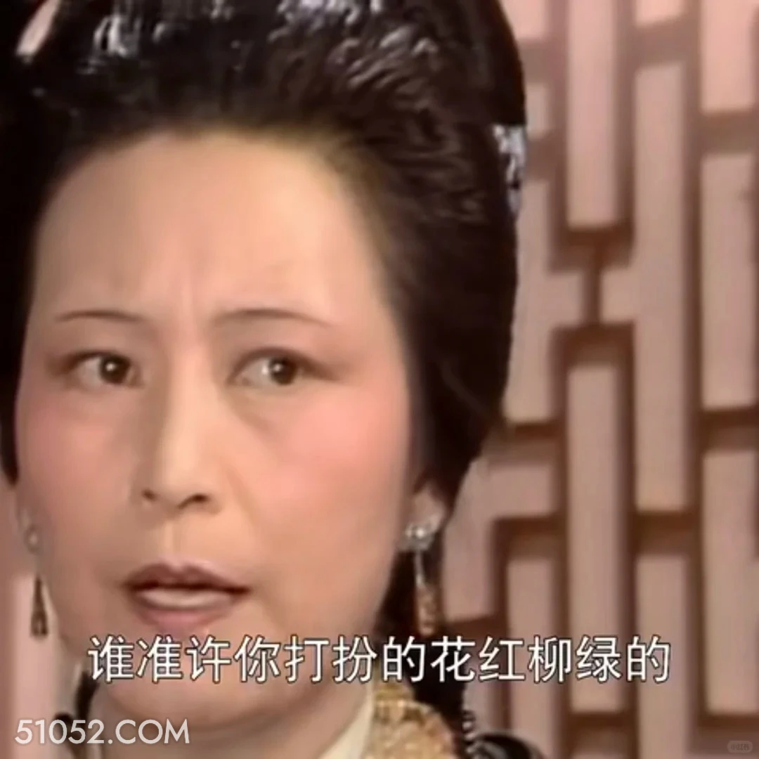 谁准你打扮的花红柳绿的 红楼梦 影视追剧 搞笑表情 林黛玉
