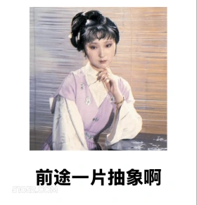 前途一片抽象 红楼梦 影视追剧 搞笑表情 林黛玉 打工人