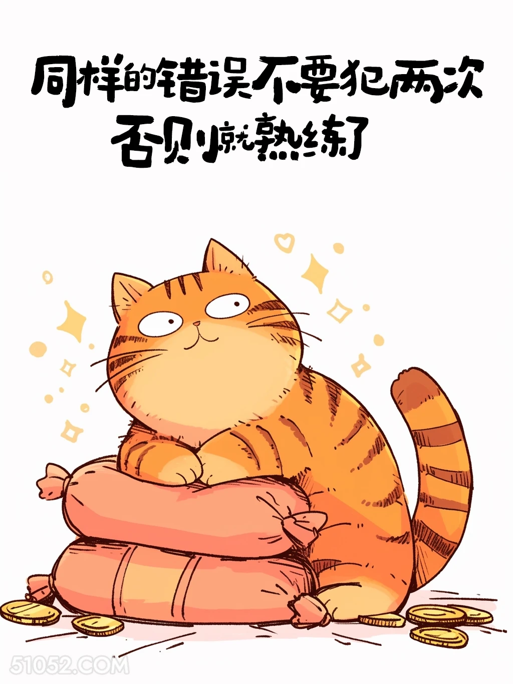 同样的错误不要犯2次，否则就熟练了 猫猫 笑死了 搞笑文案
