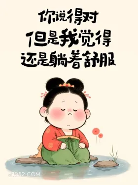你说得对，但还是躺着舒服 胖女孩 有梗 搞笑文案