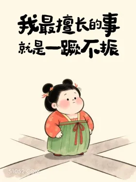 我最擅长的事就是一蹶不振 胖女孩 有梗 搞笑文案