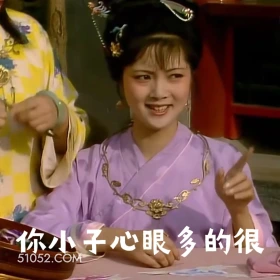 你小子心眼多的很 红楼梦 影视追剧 四大名著 曹雪芹 搞笑表情