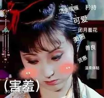 害羞 红楼梦 影视追剧 搞笑表情 曹雪芹