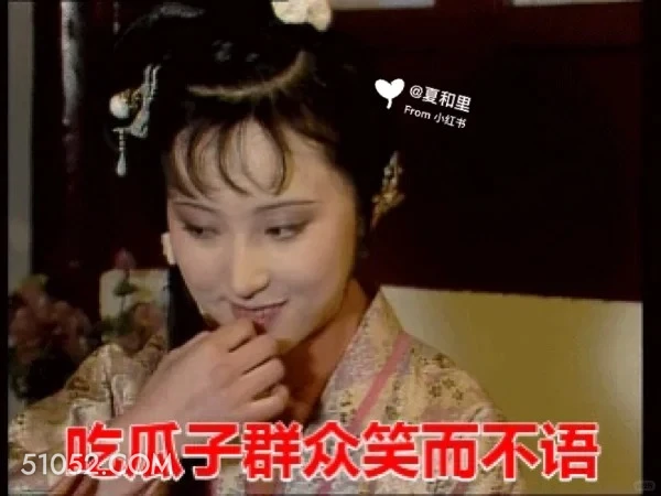 吃瓜子群众笑而不语 红楼梦 影视追剧 搞笑表情