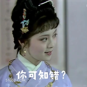 你可知错 红楼梦 影视追剧 四大名著 曹雪芹 搞笑表情