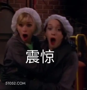 震惊 破产姐妹 影视追剧 美剧 搞笑表情