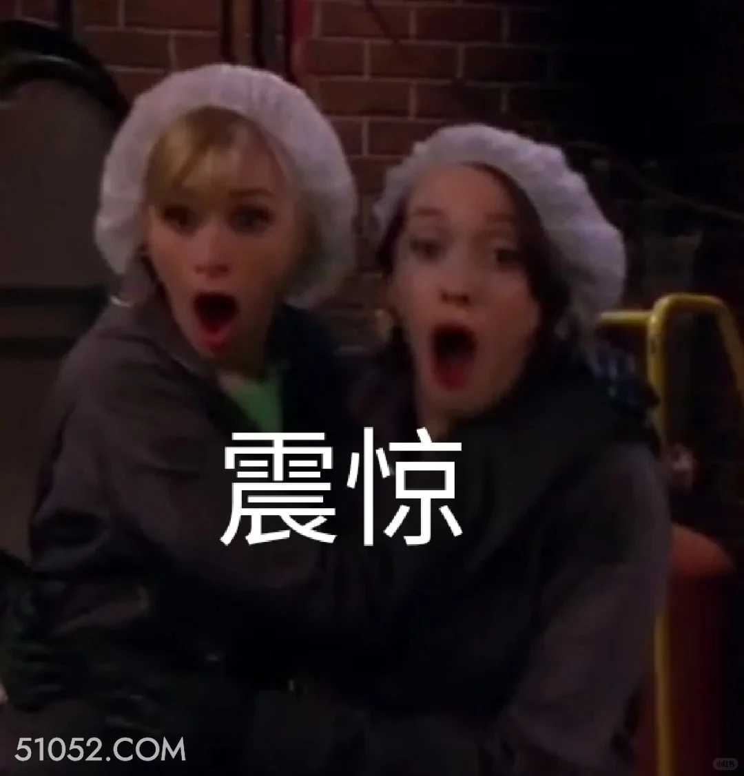 震惊 破产姐妹 影视追剧 美剧 搞笑表情