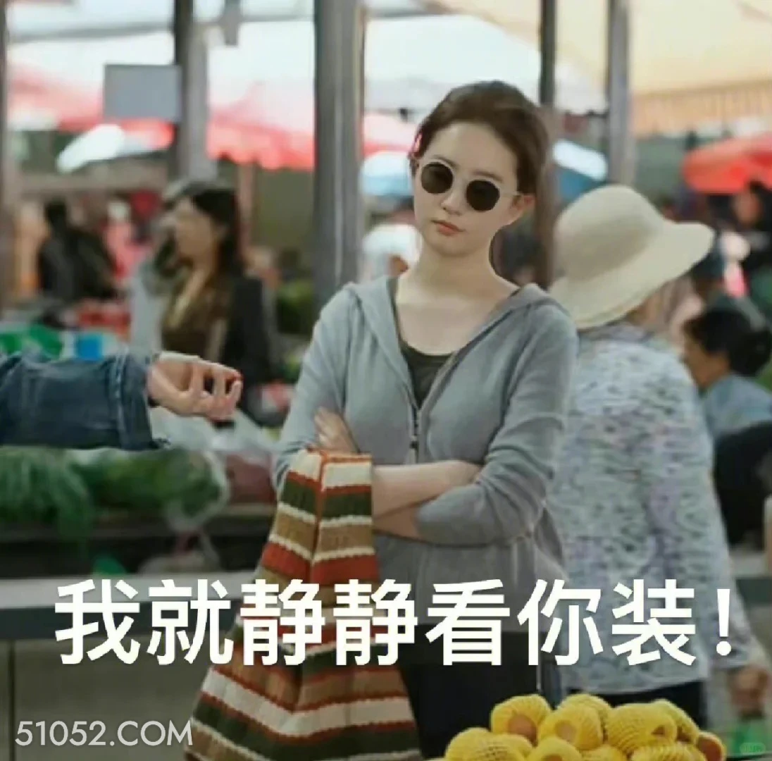 我就静静看你装 去有风的地方 影视追剧 搞笑表情 刘亦菲