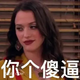你个傻逼 破产姐妹 影视追剧 美剧 搞笑表情
