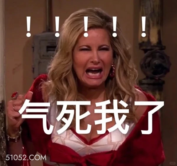 气死我了 破产姐妹 影视追剧 美剧 搞笑表情