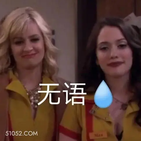 无语 破产姐妹 影视追剧 美剧 搞笑表情