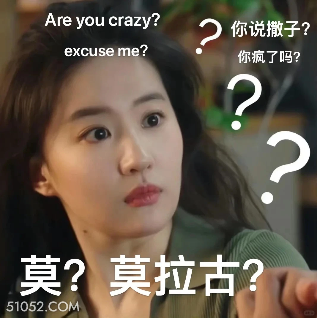 啥？ 去有风的地方 影视追剧 高校表情 刘亦菲