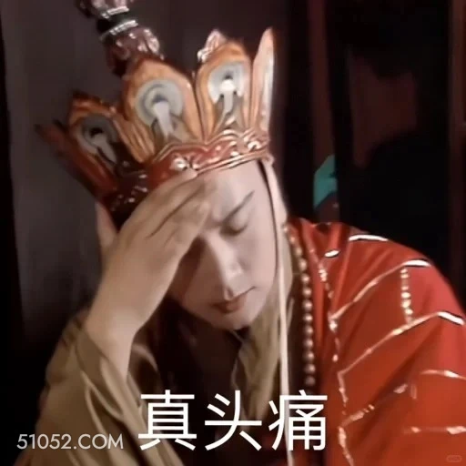 真头痛 西游记 影视追剧 搞笑表情 四大名著