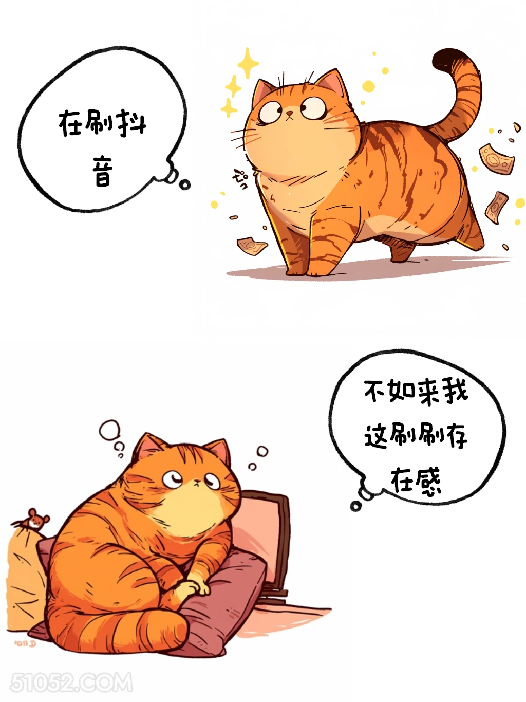 在刷抖音—不如来我这里刷刷存在感 猫猫 热梗 搞笑文案