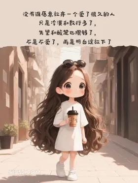 不是不爱，而是明白该放下了 小女孩 撩人 走心文案