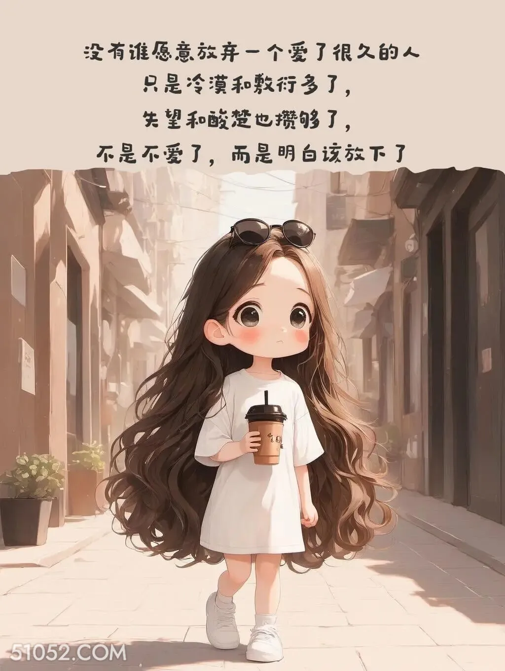 不是不爱，而是明白该放下了 小女孩 撩人 走心文案