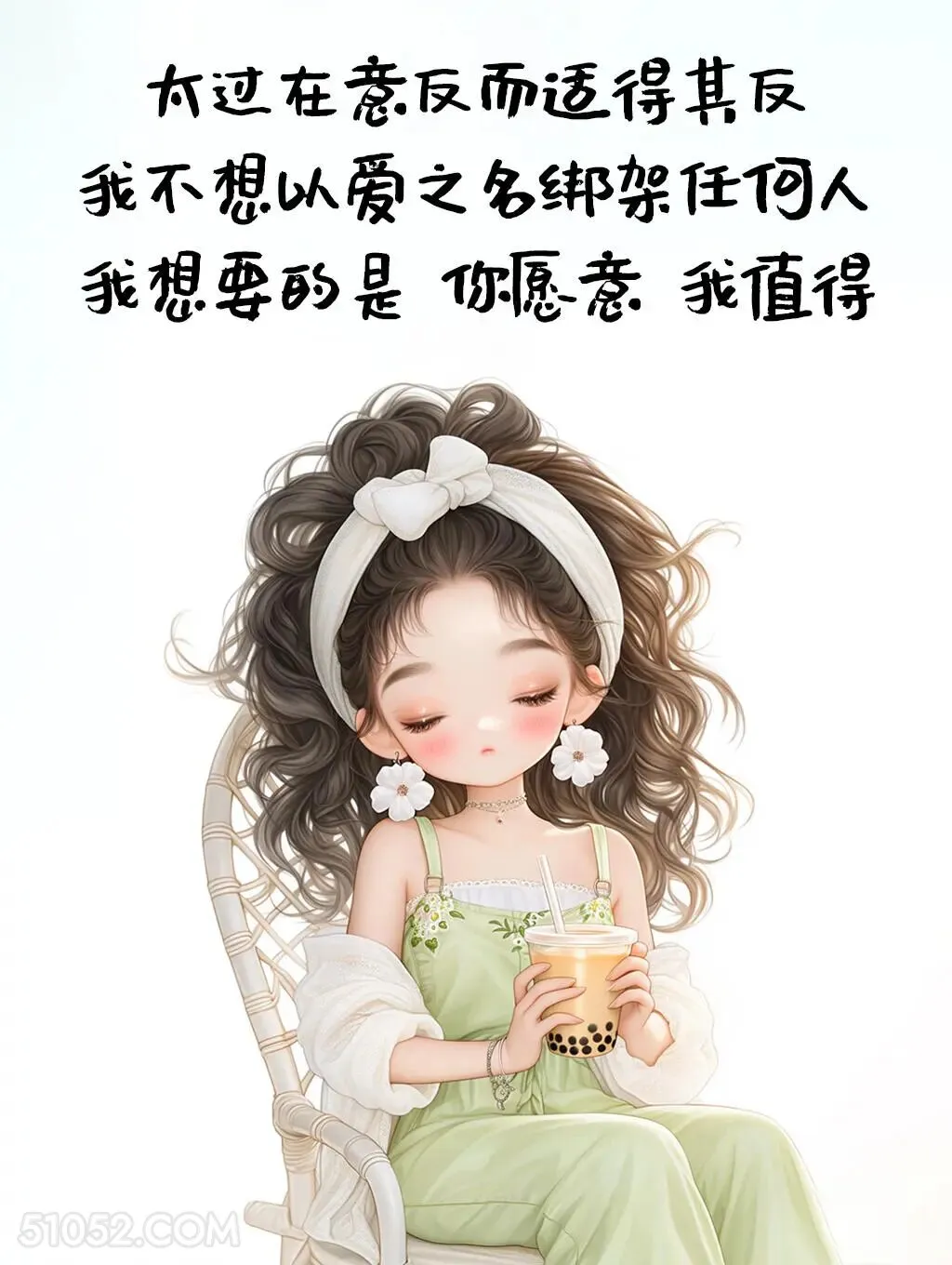 太在意反而适得其反 漂亮女孩 发朋友圈 走心文案