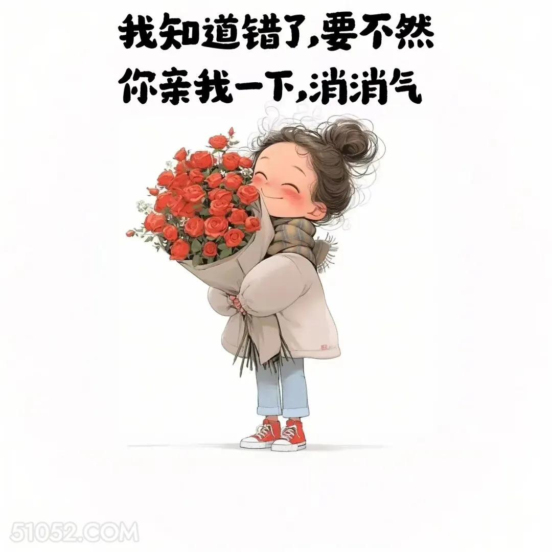 我知道错了，要不然你亲我一下消消气 小女孩 撩人 情话 文案