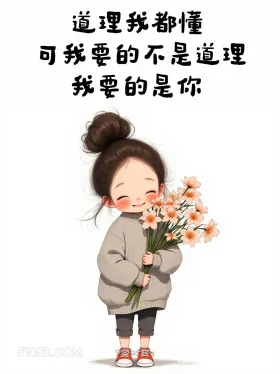 道理我都懂可我要的是你 小女孩 小男孩 撩人 走心文案