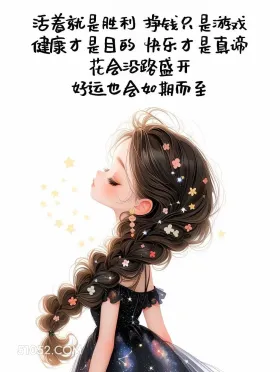 花会沿路盛开，好运也会如期而至 小女孩 发朋友圈 走心文案