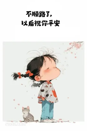 不顺路了，祝你平安 小女孩 发朋友圈 走心文案