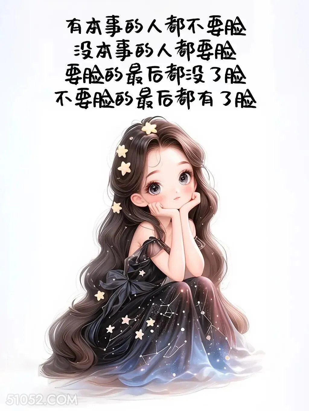 有本事的人都不要脸 小女孩 发朋友圈 走心文案