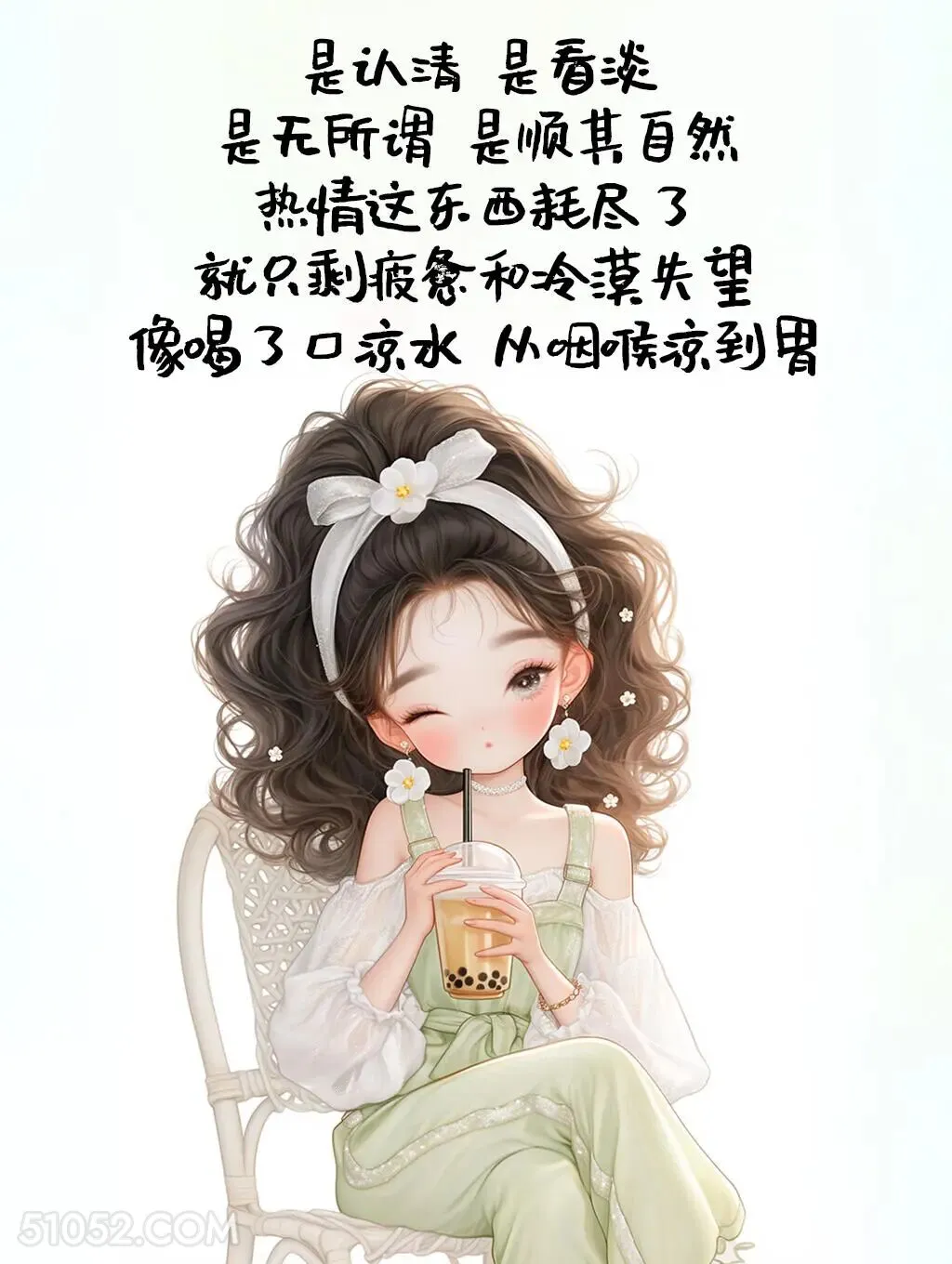 热情耗尽了就只剩疲惫和冷漠 漂亮女孩 发朋友圈 走心文案