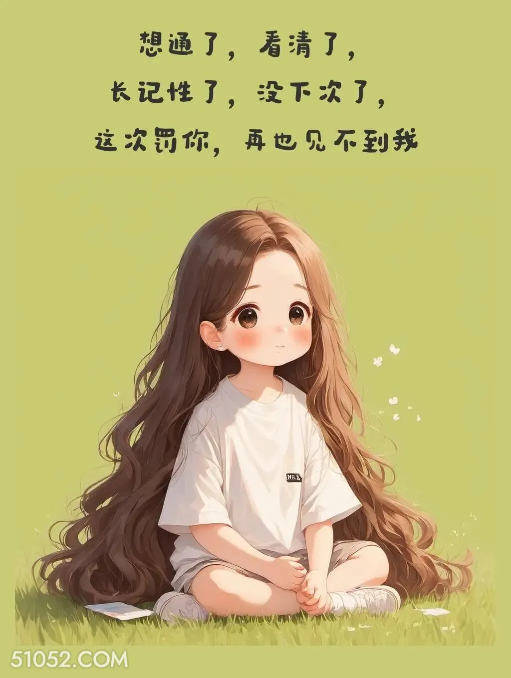 想通了，看清了 小女孩 撩人 走心文案