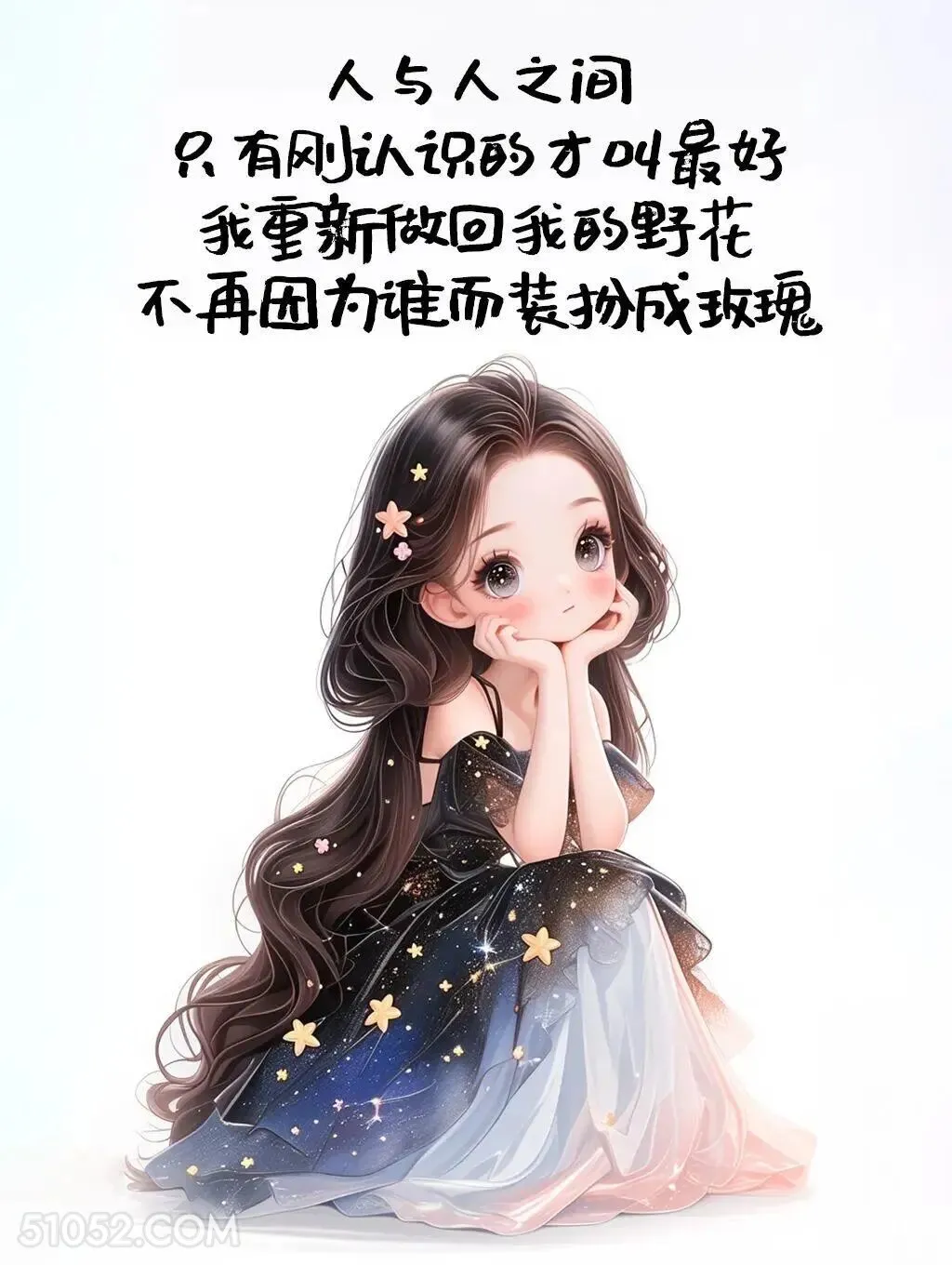 人与人只要刚认识的时候才叫最好 小女孩 发朋友圈 走心文案