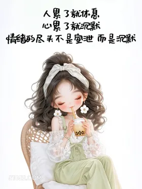 情绪的尽头不是宣泄，是沉默 漂亮女孩 发朋友圈 走心文案