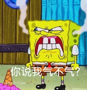 你说我气不气 海绵宝宝 派大星 章鱼哥 蟹老板 动画片