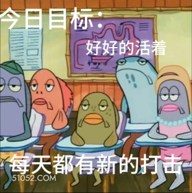 每天都有新打击 海绵宝宝 派大星 章鱼哥 蟹老板 搞笑表情