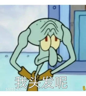 我头发呢 海绵宝宝 派大星 章鱼哥 蟹老板 搞笑表情