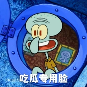 吃瓜专用脸 海绵宝宝 派大星 章鱼哥 小窝 动画片
