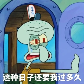 这种日子还要我过多久 海绵宝宝 派大星 章鱼哥 小窝 动画片