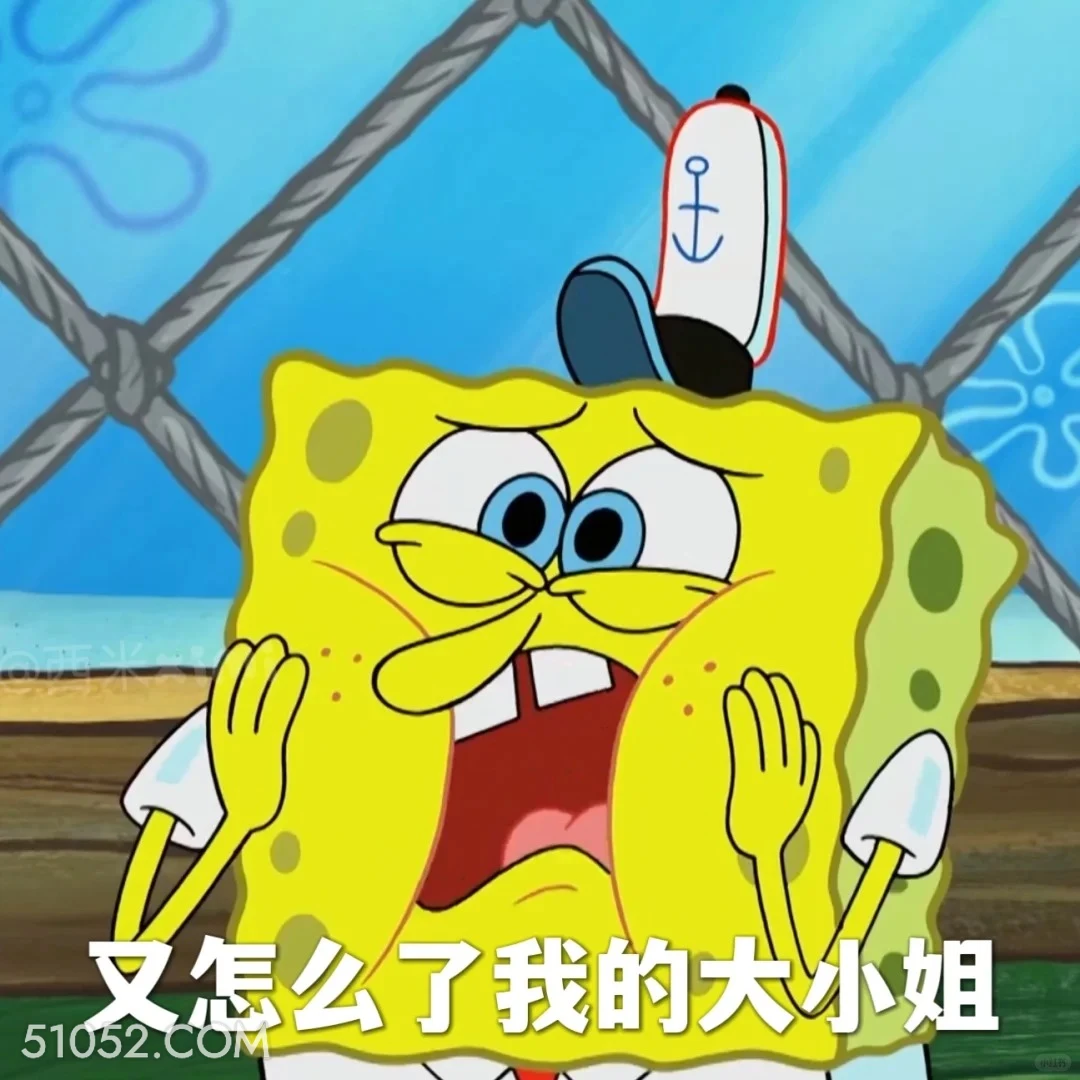 又怎么了我的大小姐 海绵宝宝 派大星 章鱼哥 动画片 搞笑表情