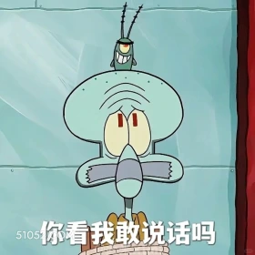 你看我敢说话吗 海绵宝宝 派大星 章鱼哥 小窝 动画片