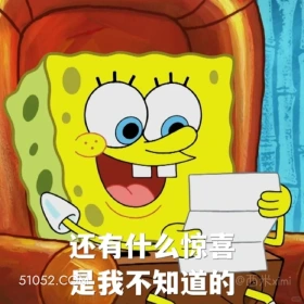 还有什么惊喜是我不知道的 海绵宝宝 派大星 章鱼哥 动画片 搞笑表情